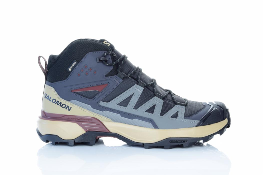 Salomon X ULTRA 360 MID GTX, moški pohodni čevlji, siva